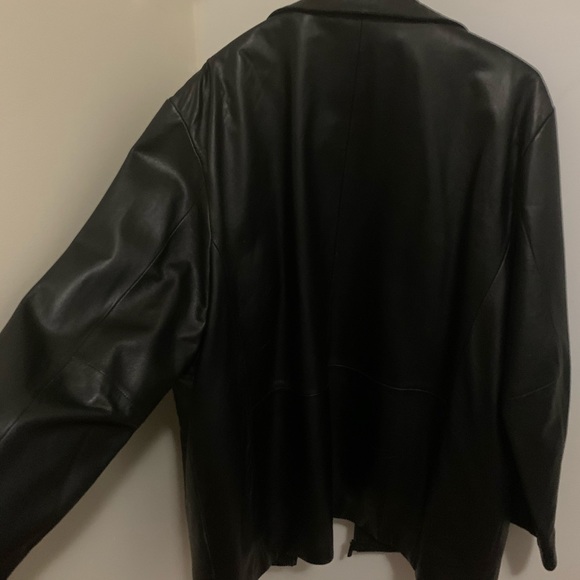 VINTAGE WILSON’S LEATHER PELLE STUDIO THINSULATE MEN’S TRENCH. XL. EUC - Picture 3 of 16